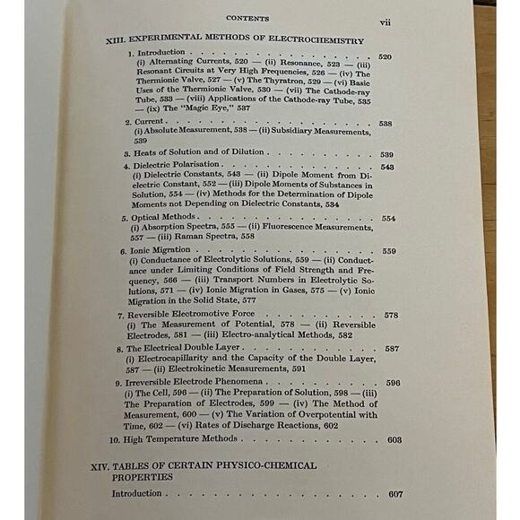 VTG Kortum-Bockris textbook of Electrochemistry II Book. 1951. science HC/DJ - Picture 11 of 14